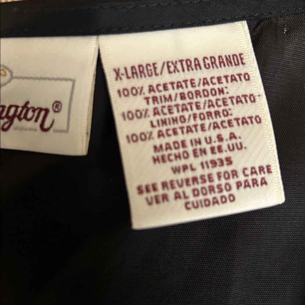 Worthington vest in a Victorian brocade style made in USA - Picture 7 of 7